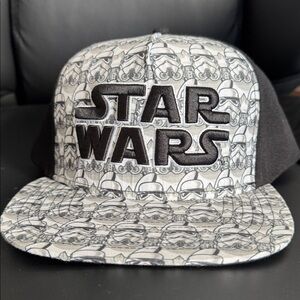 Disney Star Wars Storm Troopers Flat Brim Adult Hat